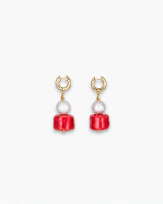 Coral Earrings