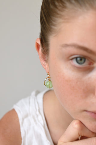 MINI GLOBE EARRINGS